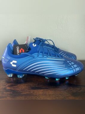 Charly Stingr PFX Mens Firm Ground FG Soccer Cleats Blue Size 11